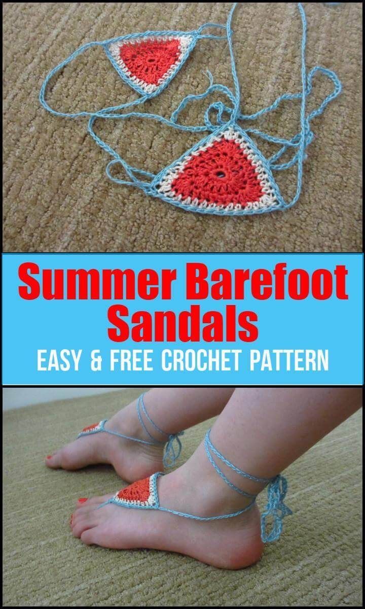 crochet-barefoot-sandals-50-free-crochet-patterns-diy-crafts